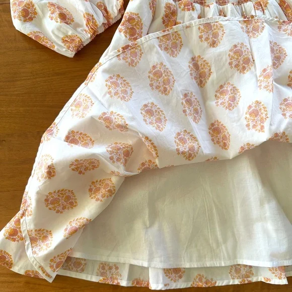 NWT J. Crew Smocked Waist Floral Block Print Mini Dress - XS - Picture 10 of 16